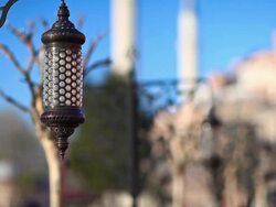 HD: Hagia Sophia, Lamp Stock Footage