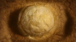 Paper Planet Shape With Erratic Surrounding Light, Bright Stock Footage