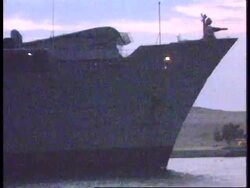 Egypt - HMS Illustrious passes through Suez Canal News Clip