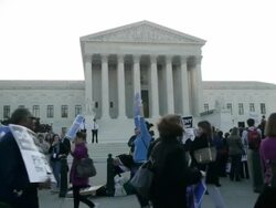 Supreme Court Hears Arguments on Obamacare Stock Footage