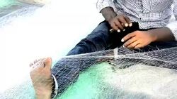 Net weaving Stock Footage