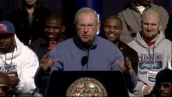 New York Giants presented to crowd in New York News Clip