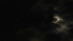 Night sky and moon Stock Footage