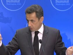 CLEAN: Sarkozy wants Iran sanctions no later than May News Clip