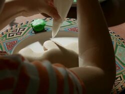 Making Gingerbread Stock Footage