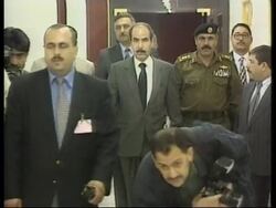 IRAQ: BARZAN AL-TIKRITI DEFECTION REPORTS LATEST News Clip