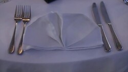 Table setting Stock Footage