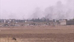 Battle for border town continues unabated, smoke rises over skyline News Clip