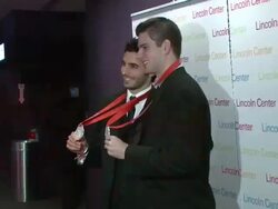 Young Patrons of Lincoln Center Annual Fall Masquerade Gala Stock Footage