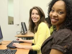 Portrait of Confident Adult Students Stock Footage