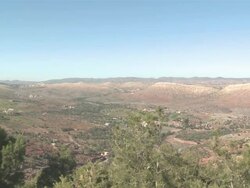 WS PAN View of mountains / Azilal, Morocco Stock Footage