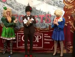 SPEECH - Neil Patrick Harris  - Neil Patrick Harris named Harvard Universitys Hasty Pudding Theatricals Man of the Year Stock Footage