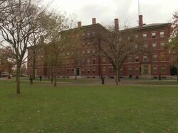ATMOSPHERE - Harvard University campus Stock Footage