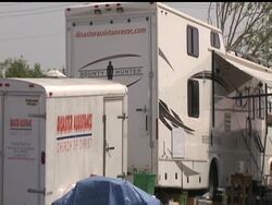 Huge piles of debris and skeletons of destroyed homes and businesses dot the landscape of Tuscaloosa, Alabama, more than a month after a devastating tornado swept through six square miles of the city. News Clip