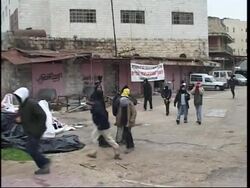 Jewish settlers set fire to empty shops, clashes with security forces News Clip