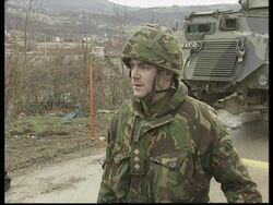 BOSNIA: BRITISH PEACEKEEPERS DRAW UP DEMILITARISED ZONE News Clip