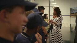 Duchess of Cambridge on Visit to Wimbledon News Clip