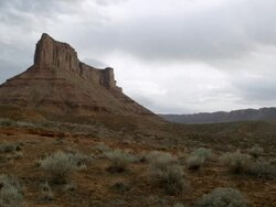 Static shot of Parriot Butte. Stock Footage