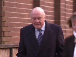 Stuart Hall arrive at Preston Magistrates Court News Clip