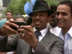 EVENT CAPSULE CLEAN - Snapple Brings Real Fact To Real Life For Lady Liberty With Help From Nick Cannon Stock Footage