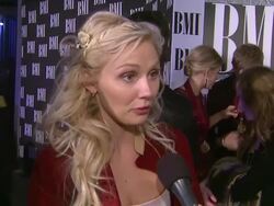 INTERVIEW: Clare Bowen on Nashville, on. Being able to sing in the show at 60th Annual BMI Country Awards on 10/30/2012 in Nashville, TN.(Footage by WireImage Video/Getty Images Entertainment Video) Stock Footage