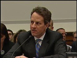 Treasury Secretary Timothy Geithner asked lawmakers to give him powers similar to those of the Federal Deposit Insurance Corporation, which can seize control of banks, take over their bad assets and sell the good ones to competitors. News Clip