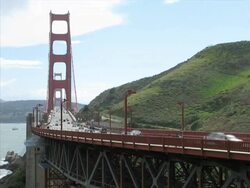 Golden Gate Bridge (PAL) Stock Footage