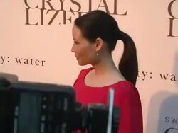 Blake Lively Hosts Grand Opening of Swarovski CRYSTALLIZED Concept Store Stock Footage