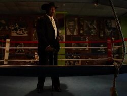 B-Roll: Joe Frazier photo shoot. Stock Footage