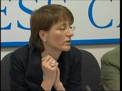 Amnesty International news conference on human rights in Russia News Clip