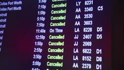 Thousands of flights were canceled, government offices were closed, and students got an extra day off from school across the Northeast as some of the nation's largest cities prepared for a foot or more of snow. (Jan. 21) News Clip