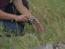Malaysian air crash investigators at MH17 site News Clip