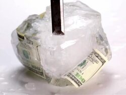 Breaking Ice Stock Footage