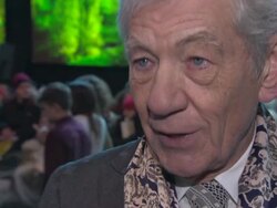 INTERVIEW - Ian McKellen on his character, the franchise coming to an end, the appeal to audiences at 'The Hobbit: The Battle of the Five Armies' World Premiere Stock Footage