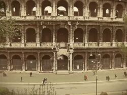 Flavian Amphitheater Coliseum of Rome HD Video Stock Footage