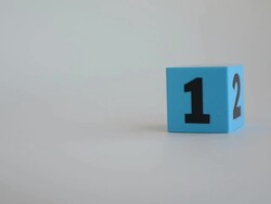 One two Stock Footage