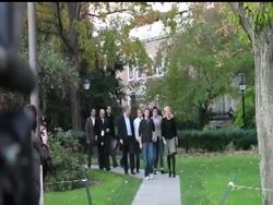 Facebook creator Mark Zuckerberg left Harvard University in 2004 as a dropout with a novel idea.  Monday, he returned with a triumphant message: He's hiring.  It was his first official visit to Harvard since he left for Silicon Valley. News Clip