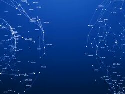 Wire node specular - blue Stock Footage