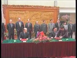 CHINA: RUSSIAN FOREIGN MINISTER IVANOV VISIT (2) News Clip