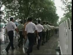 WRAP Drum Tower closed, Tiananmen security, BOCOG reax; athlete reax News Clip