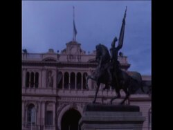 SYND 24 5 73 CAMPORA INAUGURATION PREPARATIONS News Clip