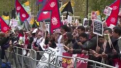 CLEAN : Hundreds protest against Modi visit to UK News Clip