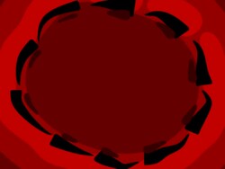 DIABOLO : red - black back (LOOP) Stock Footage