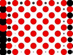 CHESSBOARD PATTERN : dots, spiral progress, finally erased (TRANSITION) Stock Footage