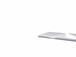 Laptop 45 Right Open To Camera Stock Footage