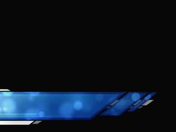 Lower Third - Moving Particles Blue (HD) Stock Footage