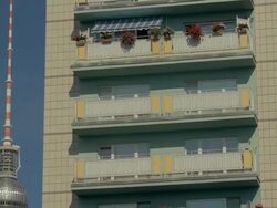 soviet architecture,Karl Marx Alle,ZO Stock Footage