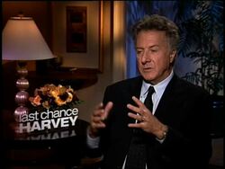 'Last Chance Harvey' junket Stock Footage