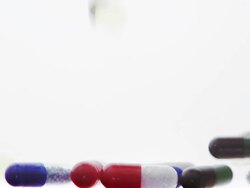 Falling Pills Stock Footage