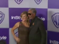 Warner Bros And InStyle Golden Globe After-Party Stock Footage